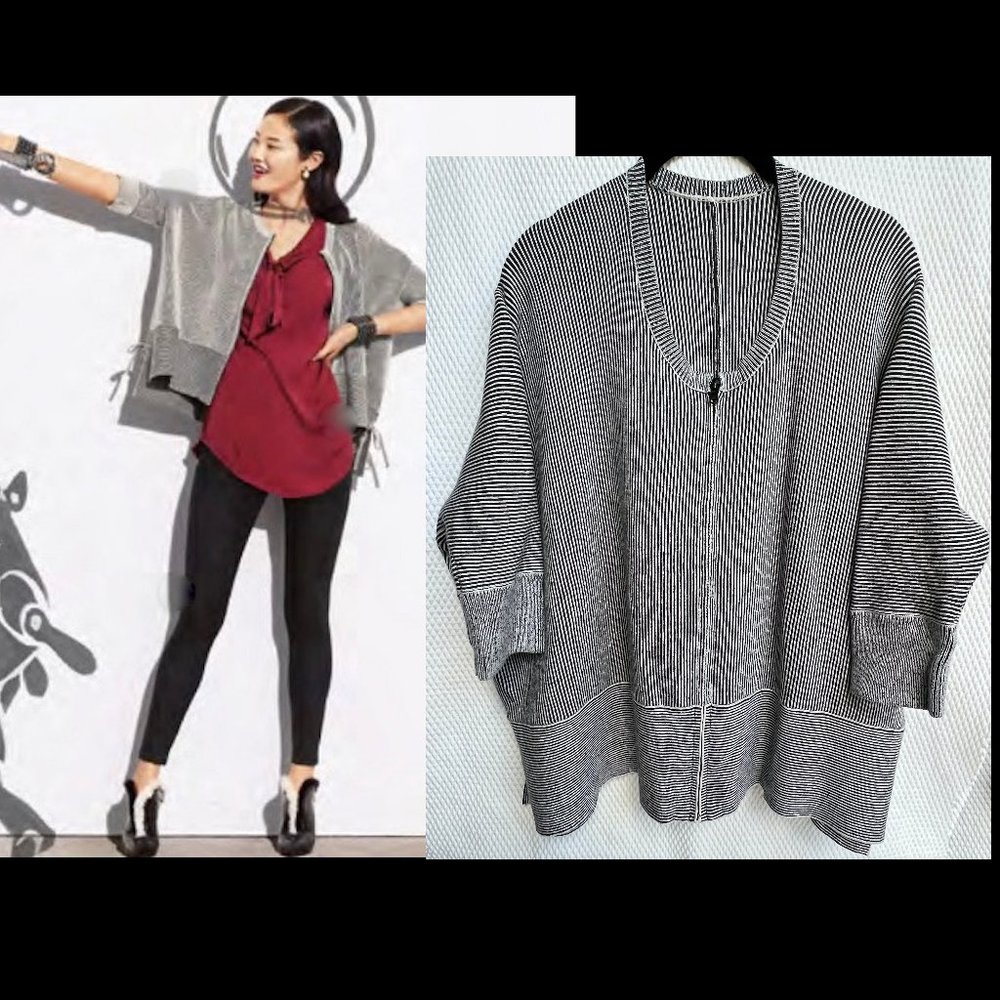 sold - CAbi Cupid's Cardigan #3526 - Beautiful Mod Soft Sweater - S